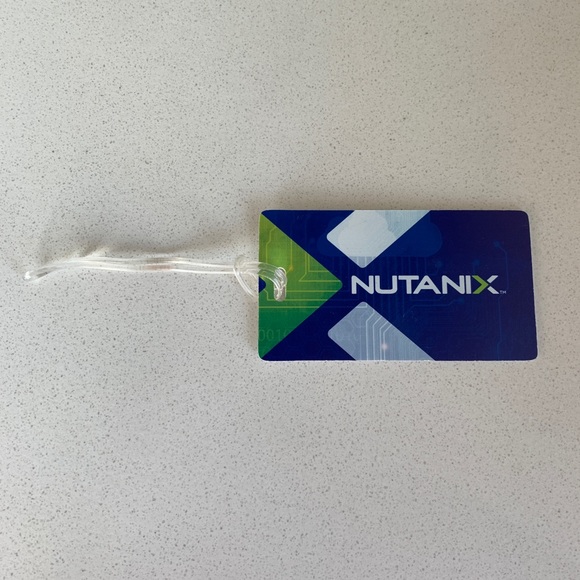 [Free If You Bundle $10+] Luggage Tag With Adhesive To Laminate A Business Card - Picture 1 of 3
